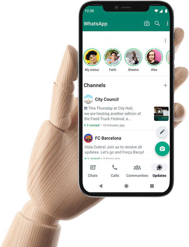 WhatsApp应用展示
